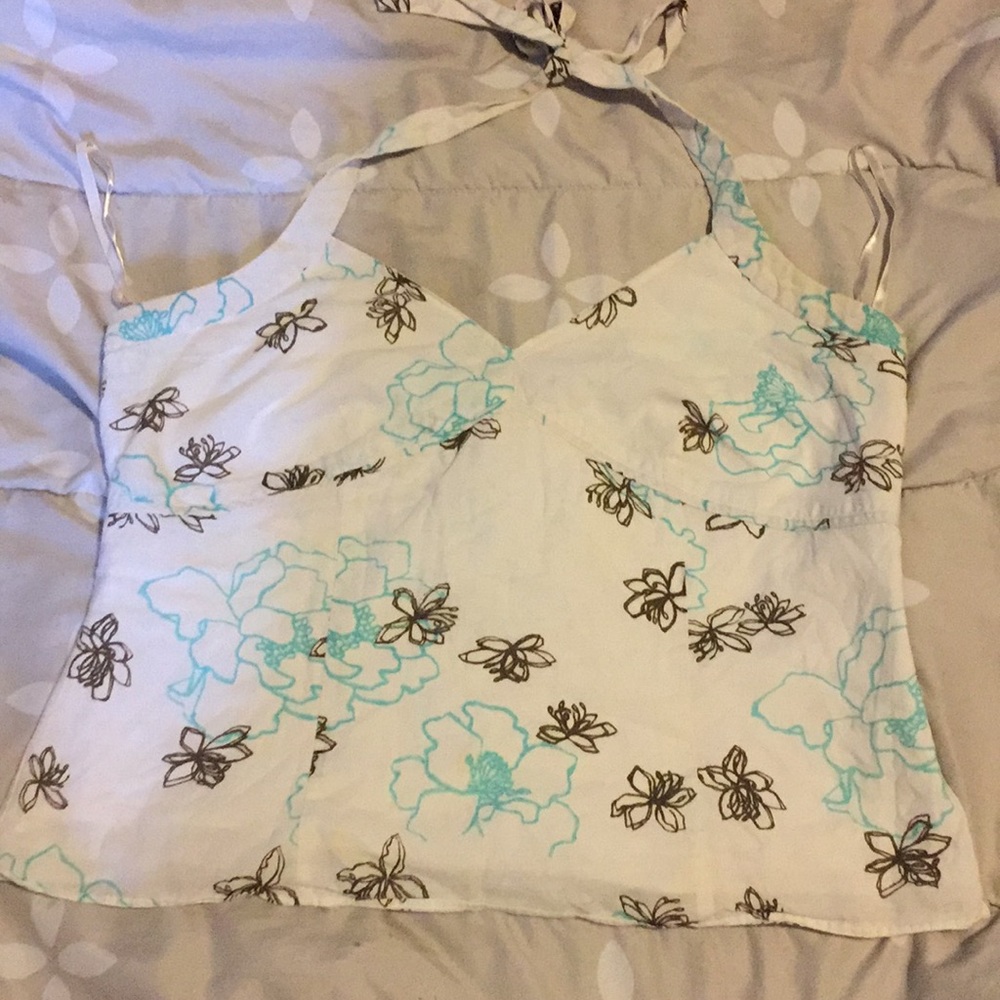 Ann Taylor 14 petite halter top